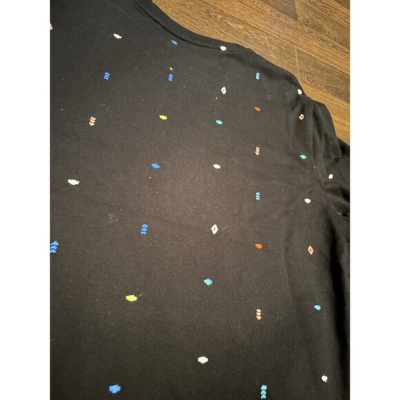 Superdry Mens Aoe All Over Embroidered Black crew sweatshirt Crew Neck Medium - Picture 5 of 9